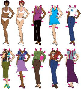 paper dolls
